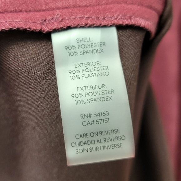 Calvin Klein Burgundy Scuba Suede A-Line Dress 20W - Picture 5 of 7